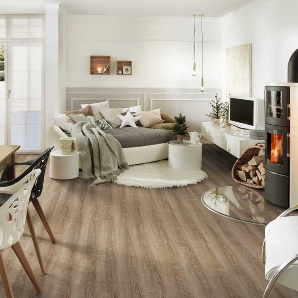 Ruger Klick-Vinylboden Project Floors SPC Core PW 4001 mit Trittschall, langlebiges Vinylboden-Design, Naturholzoptik