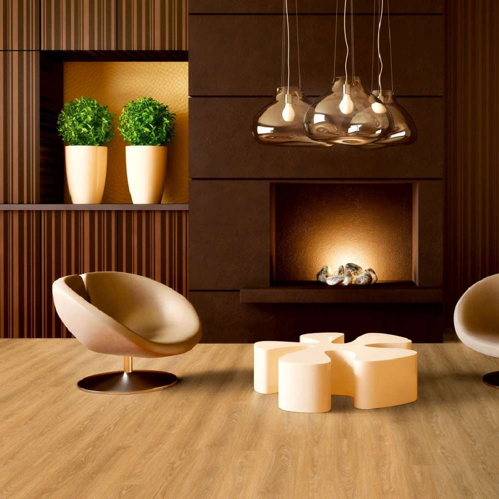 Rigid Klick-Vinylboden Project Floors SPC Core PW 4011 mit Trittschall, langlebiger Vinylboden für modernem Raumdesign