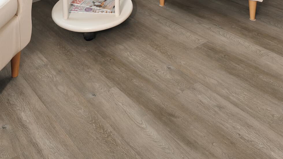 Vinylboden Project Floors floors@home PW 1255 Klebevinyl, detaillierte Ansicht des robusten, modernen Bodenbelags in hellem Holzdesign.