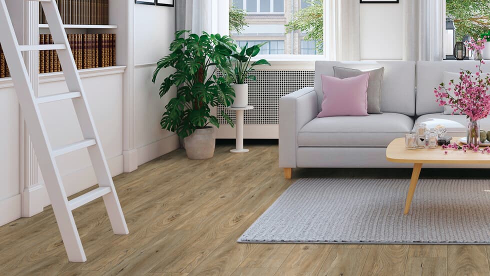 Vinylboden Project Floors floors@home PW 2020 in Holzoptik, klebefertig, langlebig und vielseitig für moderne Räume.