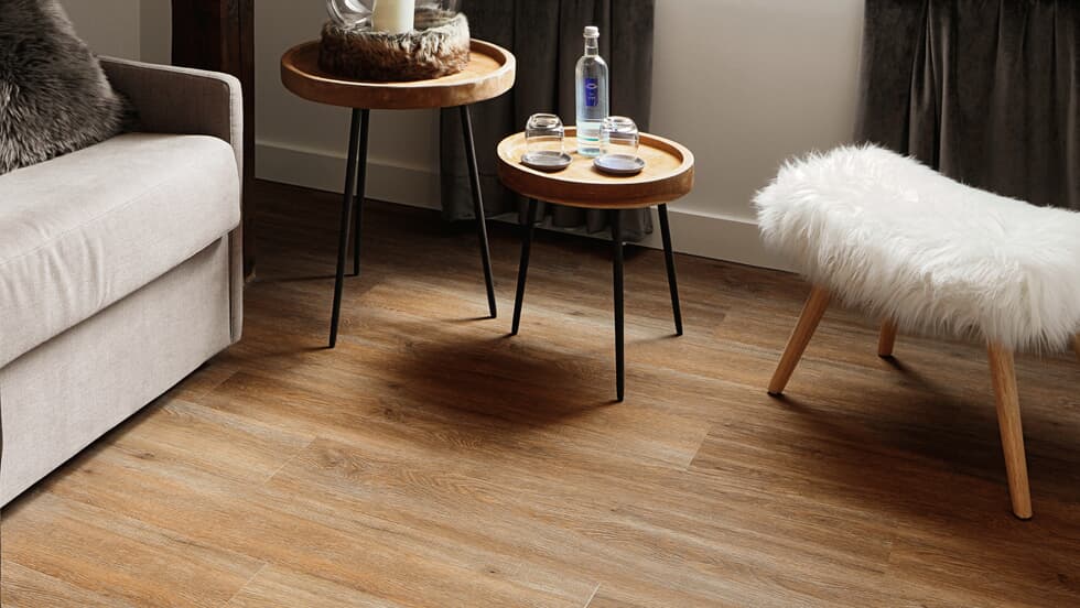 Vinylboden Project Floors floors@home PW 3065, Klebevinyl, mit Holzoptik, in einem modernen Wohnraum sichtbar
