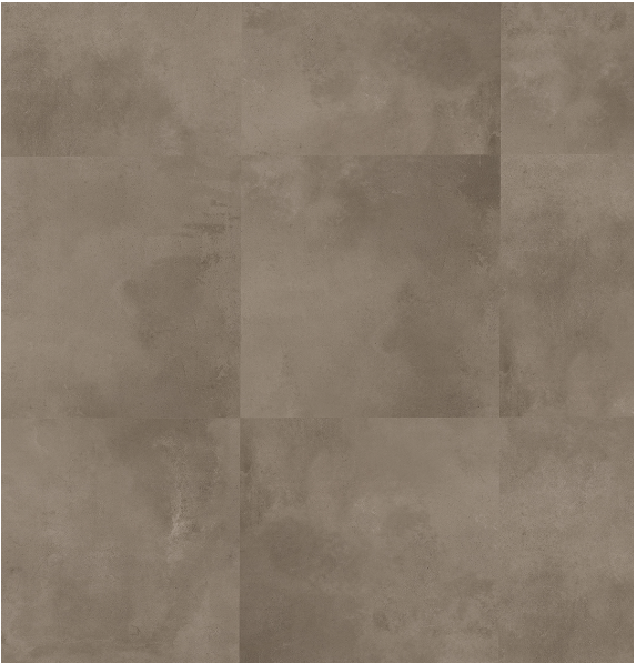 Ceramin Nuva Rock Screed Brown Vinylboden mit Klebe-Design, braune Steinoptik, langlebig und dekorativ für Wohnräume