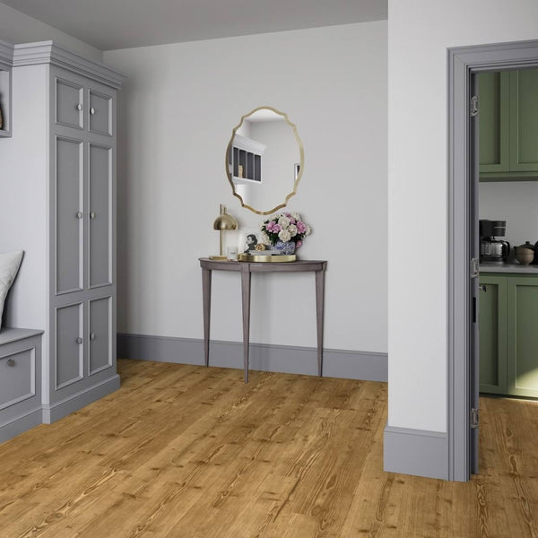 Tarkett iD Inspiration 30 Vinylboden in Classic Pine Sunburned, Klebevinyl, natürliche Holzoptik, Parkett-Design, langlebig