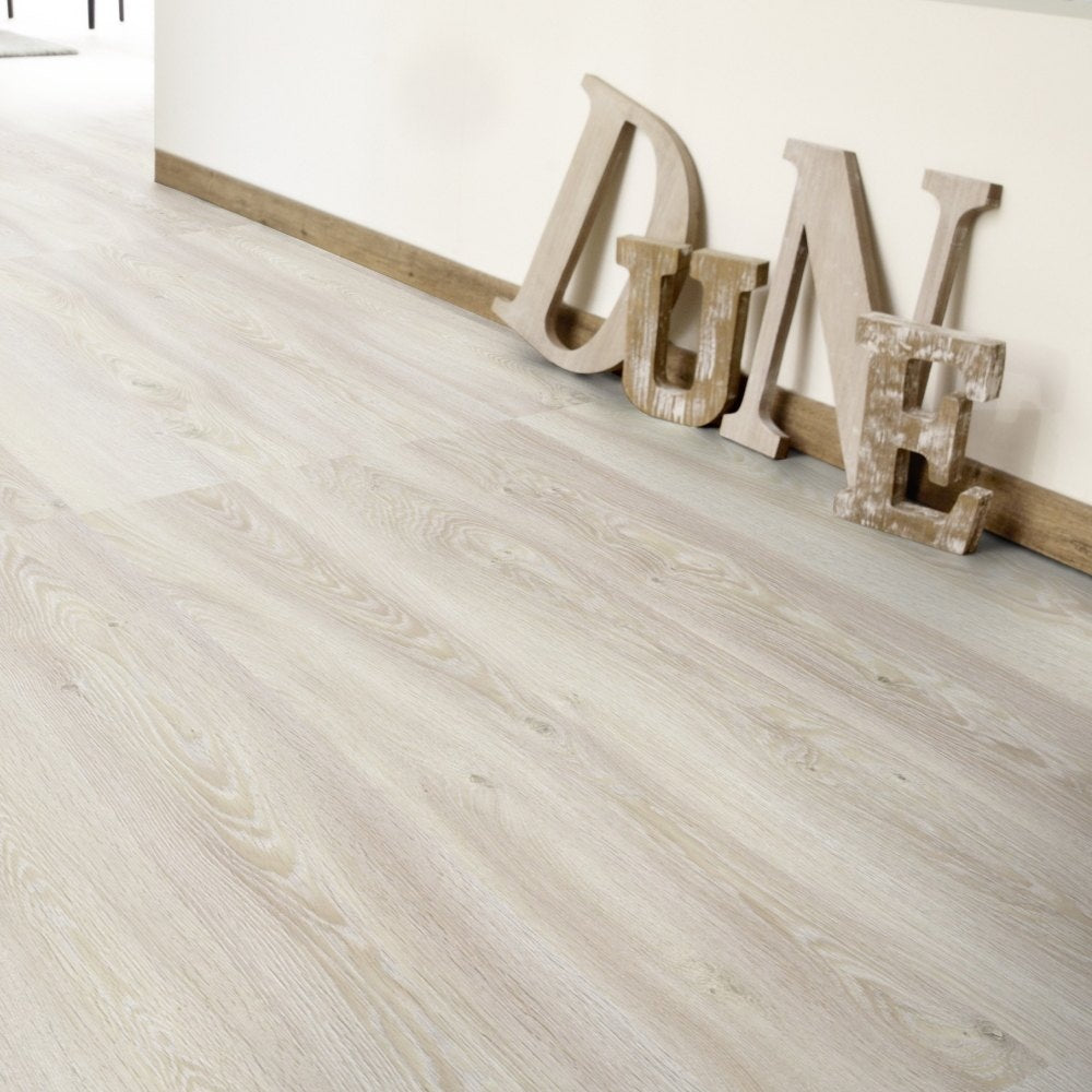 Tarkett iD Inspiration 40 Classics Modern Oak Beige Vinylboden, Klebevinyl mit Holzoptik, hellbraune Eichendekor, langlebig und hochwertig