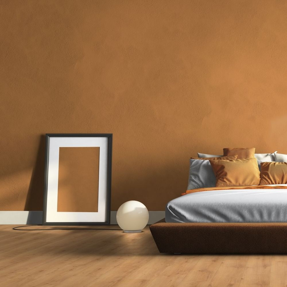 Vinylboden Tarkett iD Inspiration 40 Classics Rustic Eiche warm natur, Klebevinyl, zeigt die holzstrukturierte Oberfläche.