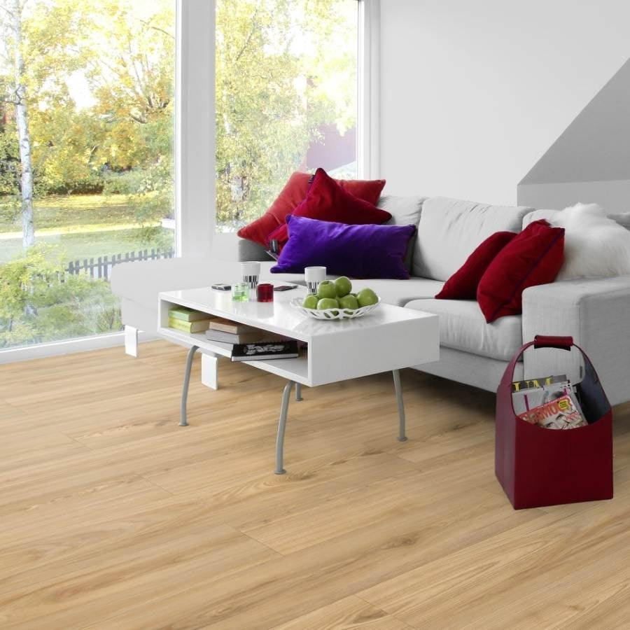 Tarkett iD Inspiration 55 Vinylboden in Brushed Elm Braun, naturbelassene Holzoptik, Klebevinyl, langlebig und stilvoll.