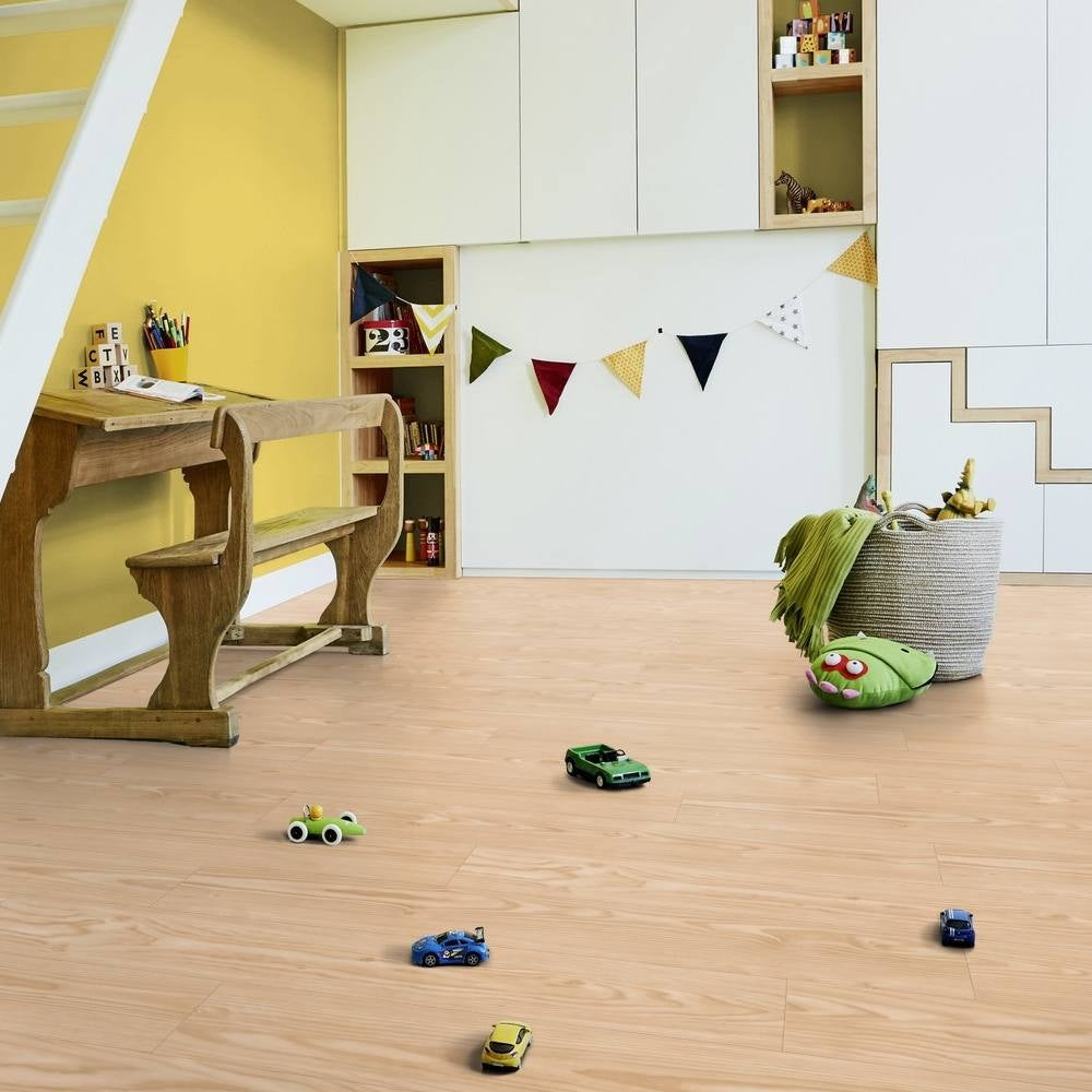 Tarkett iD Inspiration 55 Vinylboden aus Douglas Pine Creme, Klebevinyl, natürliche Holzoptik, eleganter Bodenbelag