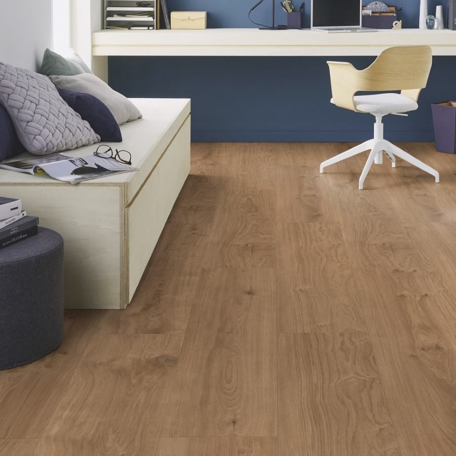 Tarkett iD Inspiration 55 Naturals Nomad Eiche Oat Vinylboden mit Klebevinyl, natürlicher Holzlook, bequem und langlebig