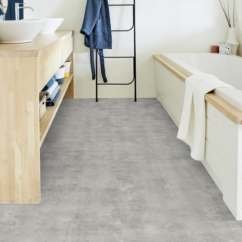 Tarkett iD Inspiration 55 Naturals Patina Concrete Light Grey – Glue-Down Vinyl