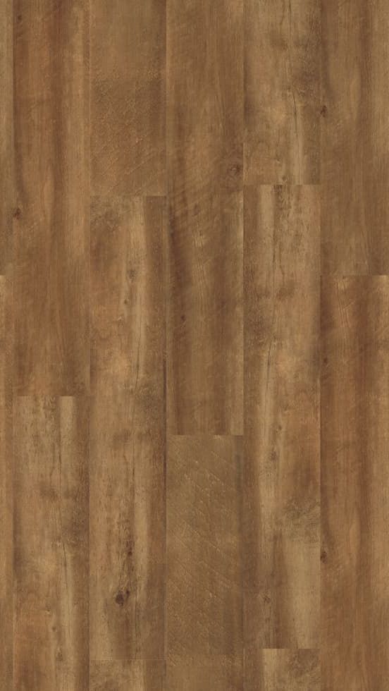 Vinylboden Project Floors floors@work PW 2003 aus Klebevinyl mit Holzoptik, auf Boden liegend, detailreiche Textur sichtbar