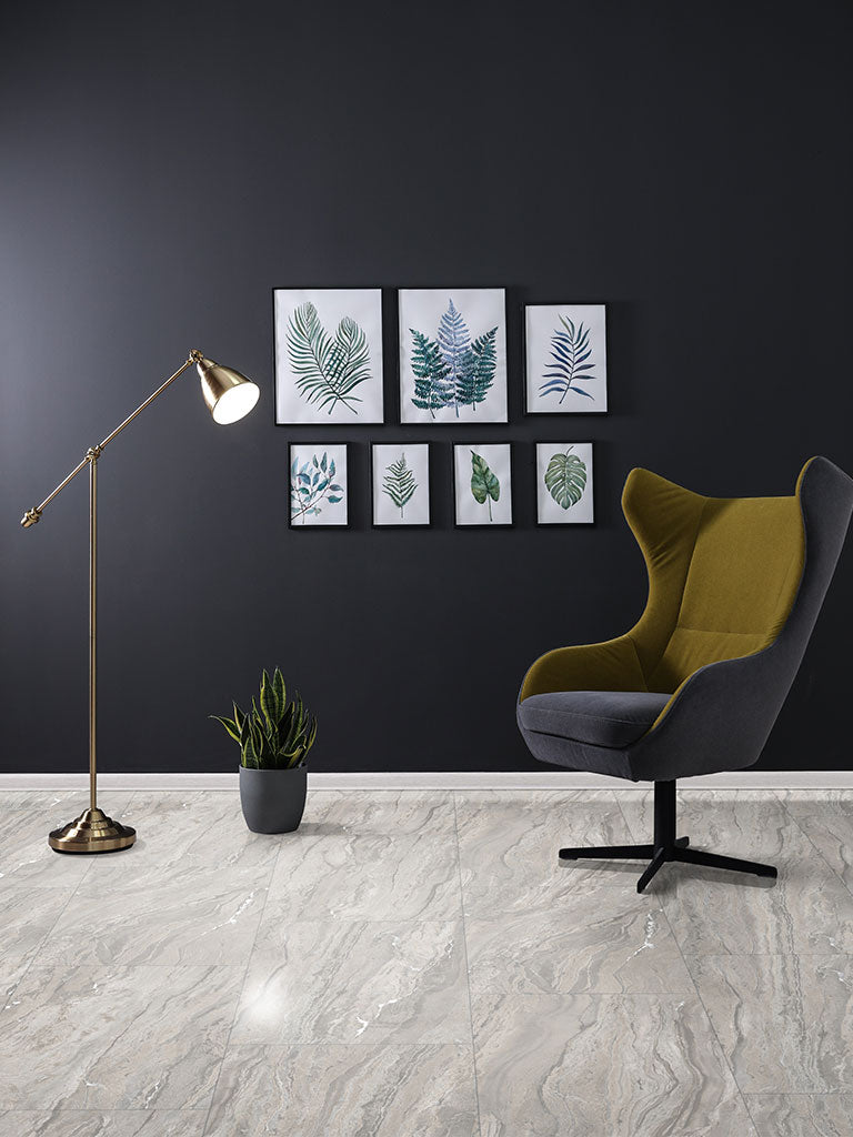 CHECK One Kapellen Marmor, Klickvinyl in Fliesenoptik und Steinoptik