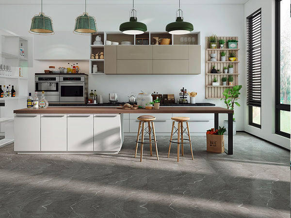 World of SPC Bolder Marble, Klickvinyl in Fliesenoptik