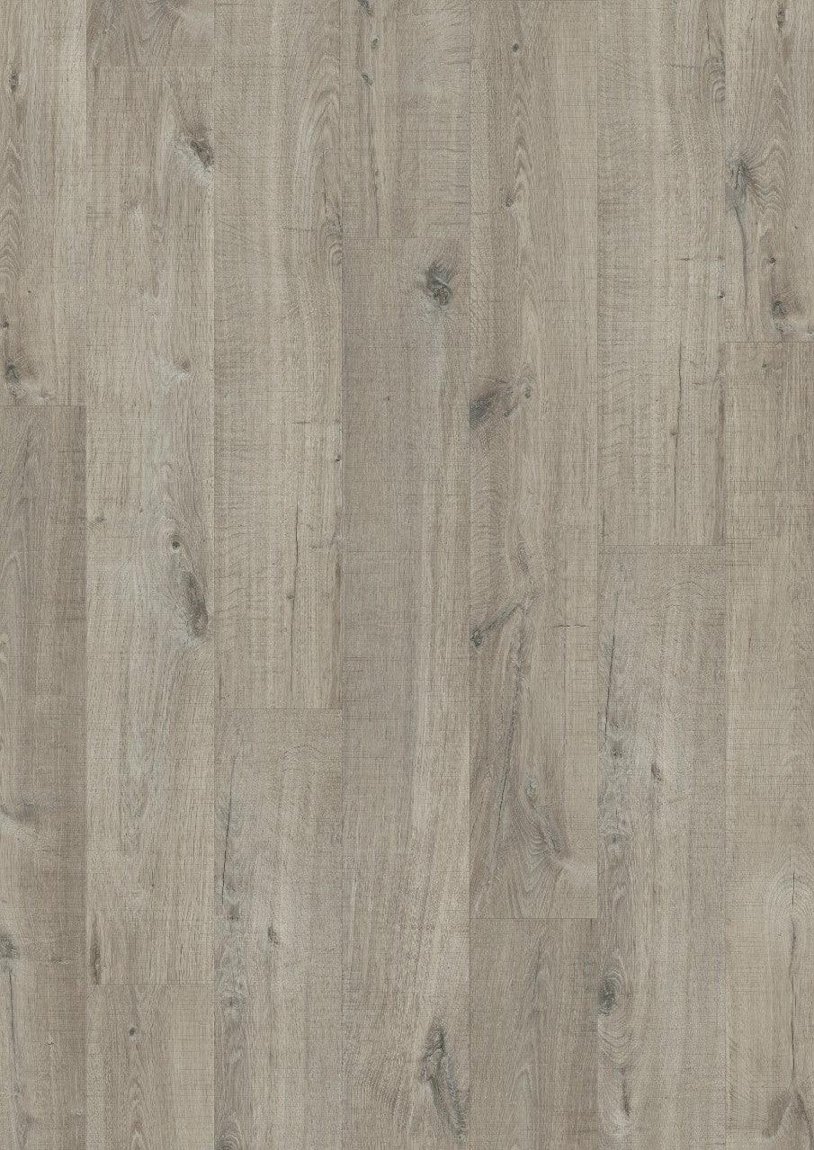 Quick-Step Vinyl PUCL/PUCP 40106 Eiche Baumwolle grau mit Sägeschnitten - WaBo-Design