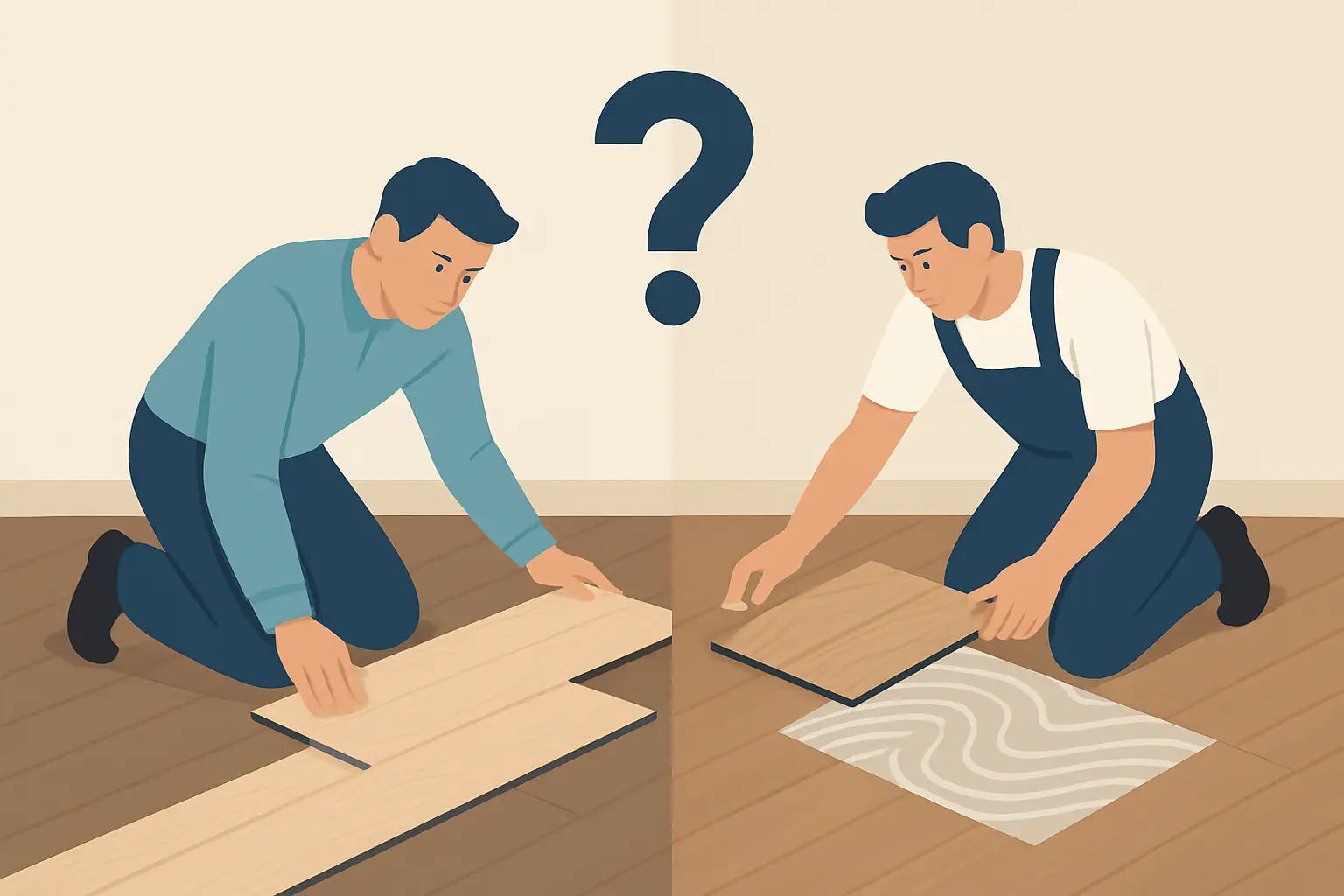 Klickvinyl oder Klebevinyl: Was passt besser?