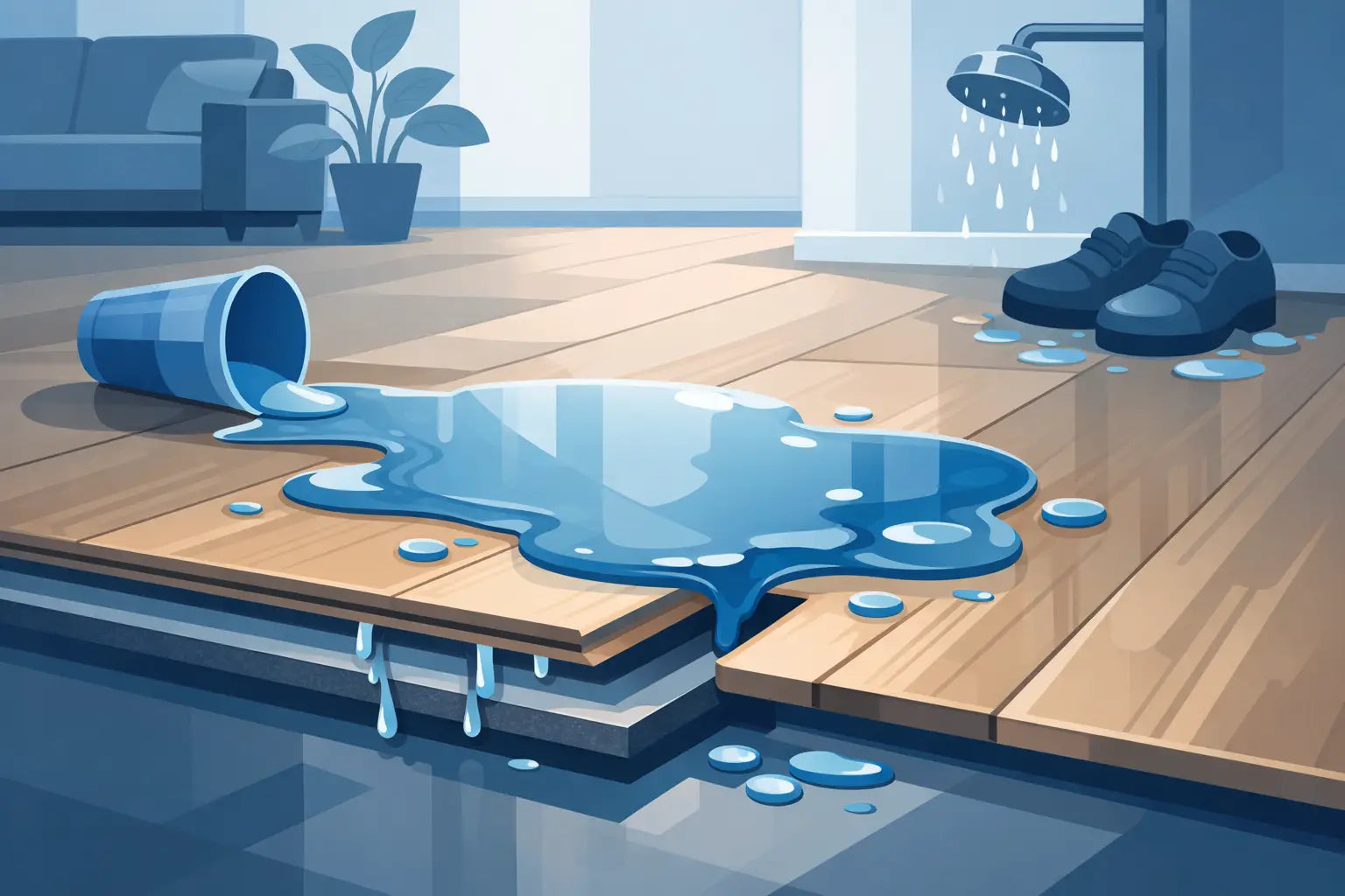 Ist Vinylboden im Alltag wirklich wasserdicht?