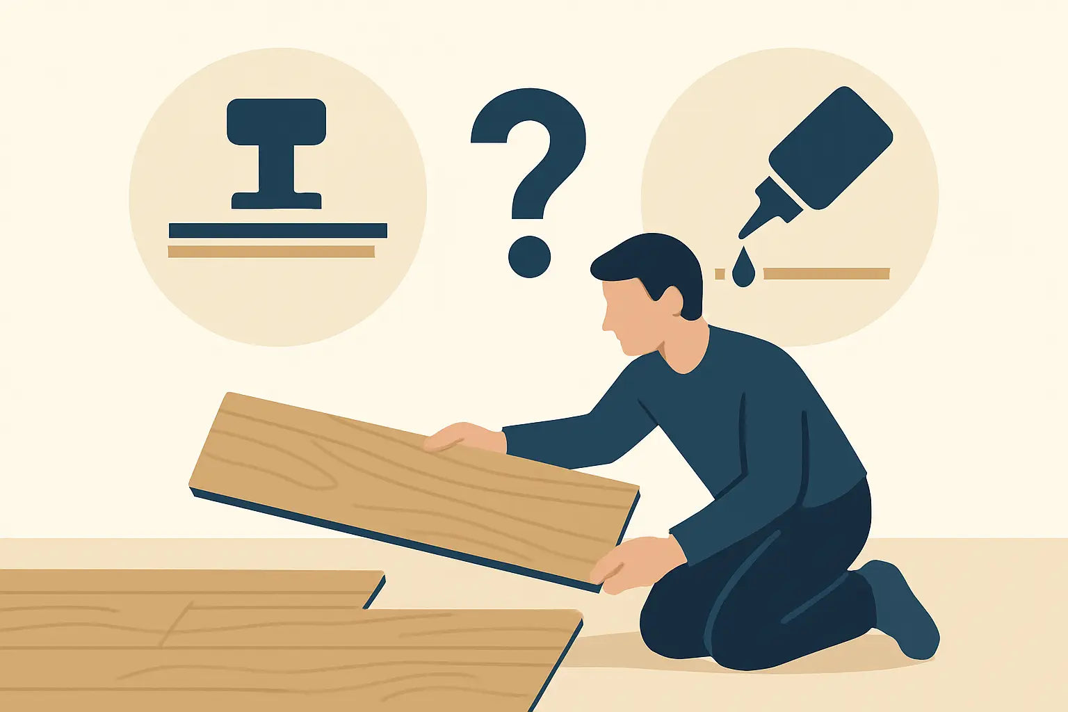 Klickvinyl oder Klebevinyl? So entscheiden Sie