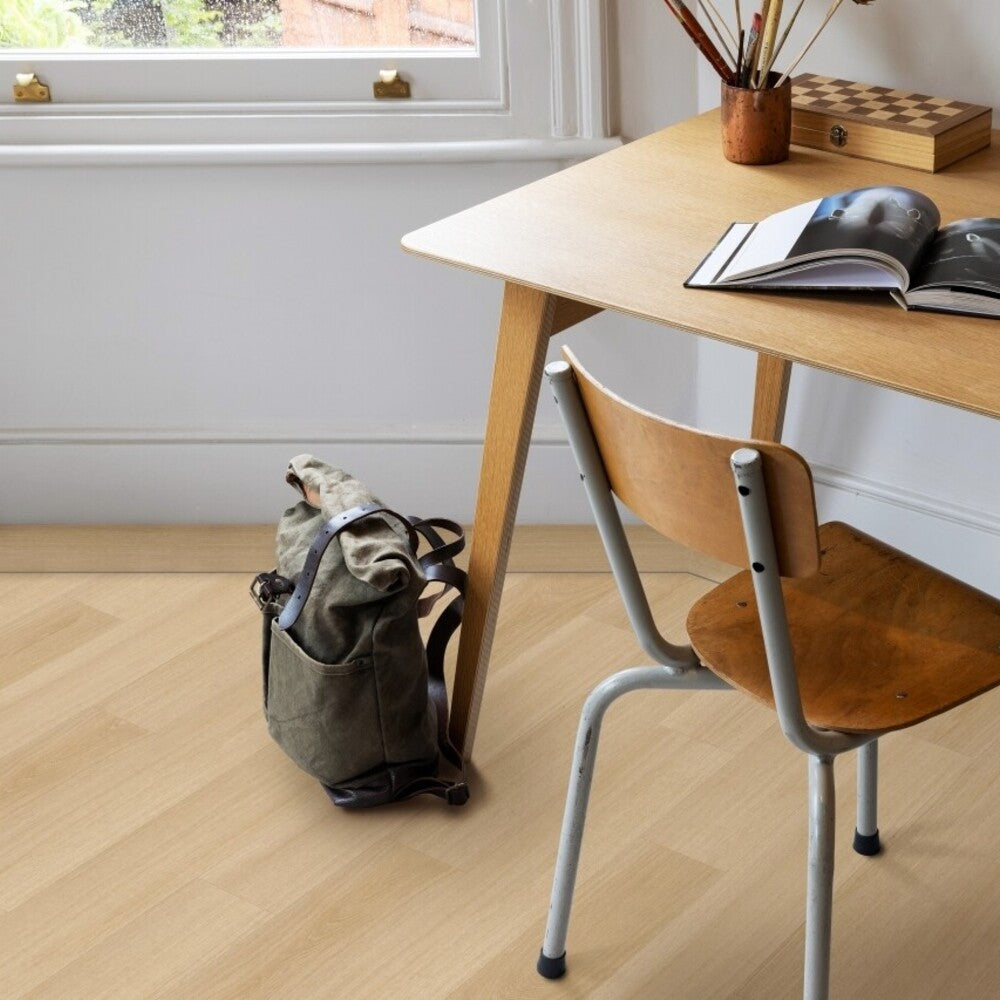 Moduléo Roots 55 Glyde Eichen Vinylboden, Klebevinyl, mit echtem Holzdesign, in Wohnraum verlegt