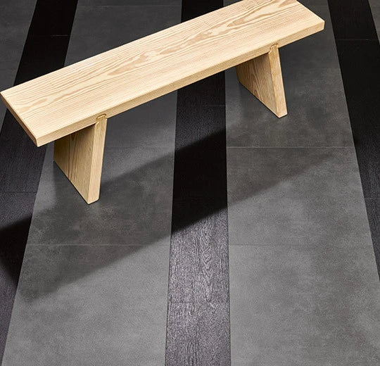 Vinylboden Forbo Allura Dryback 0,40 in Dunkelgrau, Betonoptik, mit strukturierter Oberfläche, Klebevinyl, für langlebige Bodenbeläge