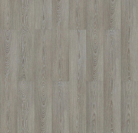Forbo Allura Dryback Vinyl in grau-washed Holzoptik, Klebevinyl, Oberfläche mit Holzmaserung, langlebiges Bodenbelag-Muster