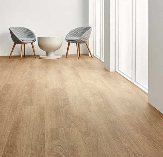 Vinylboden Forbo Allura Dryback Giant Oak 60284 in natürlicher Eichenoptik, Klebevinyl XXL, strukturierte Oberfläche
