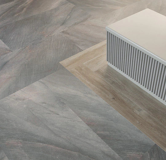 Vinylboden Forbo Allura Dryback 0,55 Pink Natural Stone, Klebevinyl mit natürlichem Steinmuster, langlebig und robust