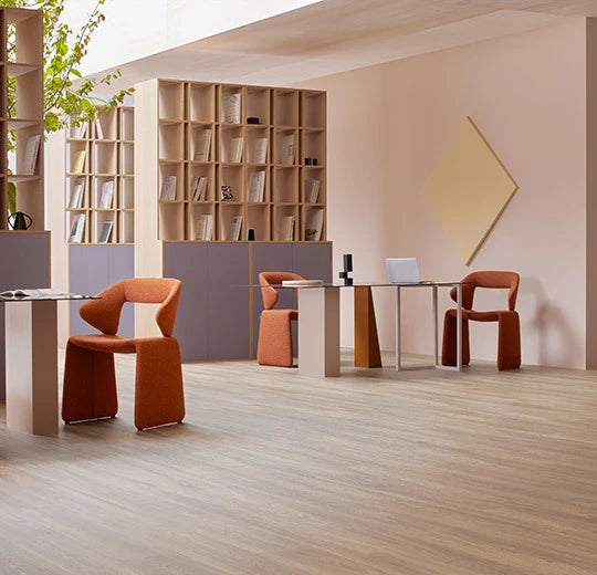 Vinylboden Forbo Allura Decibel 0,80 Weathered Serene Oak Langdiele, braune Holzoptik, klebefertig, langlebig und schallgedämmt