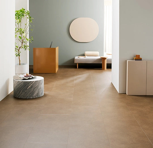 Vinylboden Forbo Allura Dryback 0,40 Rust Speckled Ceramic 63724, keramisches Design, Klebevinyl, robust und langlebig