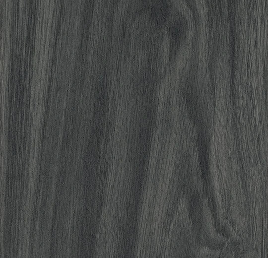 Forbo Allura Decibel Vinylboden in Ebony Authentic Eichenholz, 0,80 mm Dicke, mit Dekorationsmuster, Klebevinyl, Nahaufnahme