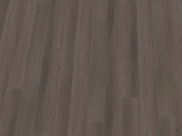Verleimter Vinylboden IPC Terra Design Lissabon in Schwarz-Weiß-Muster, langlebiger PVC-Bodenbelag für moderne Räume