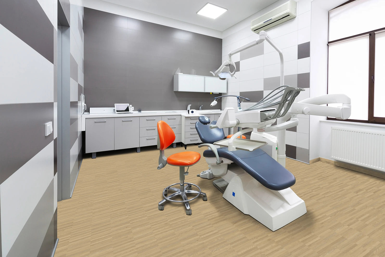 Vinylboden IPC Project Design BL 631 Klebevinyl mit Holzoptik, langlebig und dekorativ, auf hochwertigem Vinylboden sichtbar