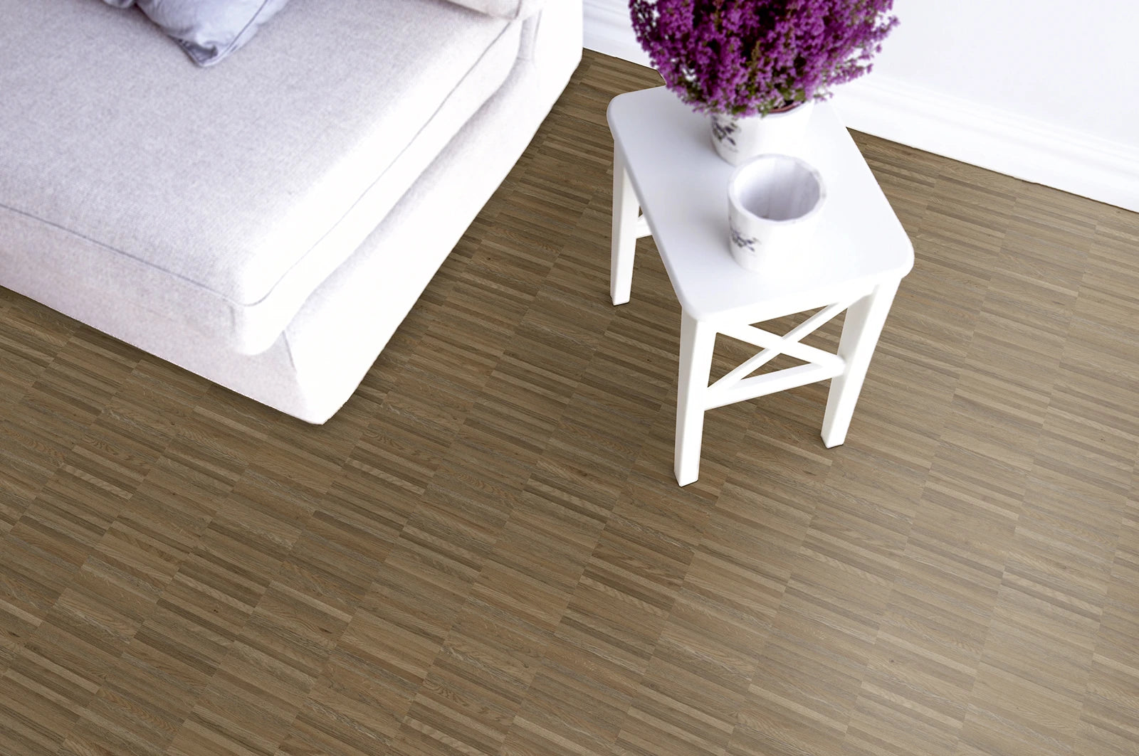 Vinylboden IPC Project Design BL 639 Klebevinyl, detailreiche Textur und Holzoptik auf Bild sichtbar