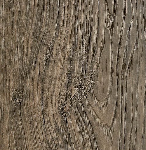 Klick-Vinylboden IPC Topas XXL Nussbaum grau, handgehobelte Oberfläche, naturgetreue Holzoptik, modernes Vinylboden-Design