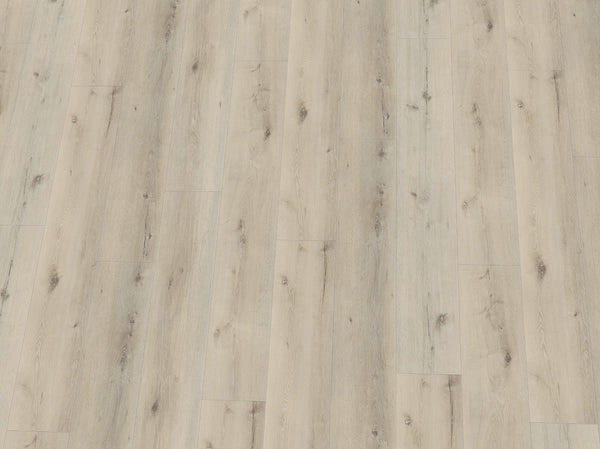 Heller Vinylboden IPC Topas XXL Eiche Hermelinweiß, Klebevinyl, mit Holzmaserung und naturgrauer Optik, für moderne Raumgestaltung