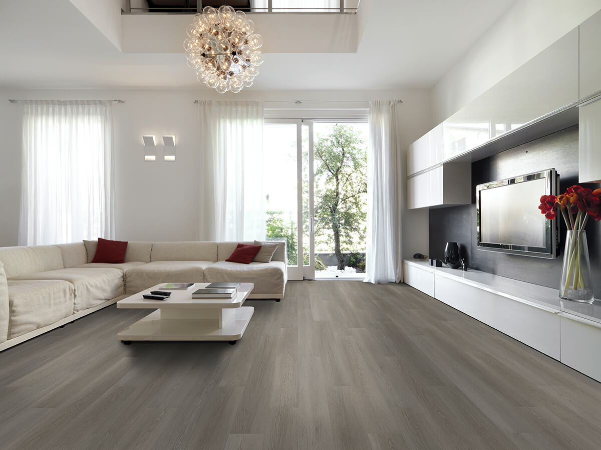 Klick-Vinylboden IPC PWK 0,30 Bonn mit Holzoptik, langlebig und robust für Wohnräume, detailreiche Oberfläche.