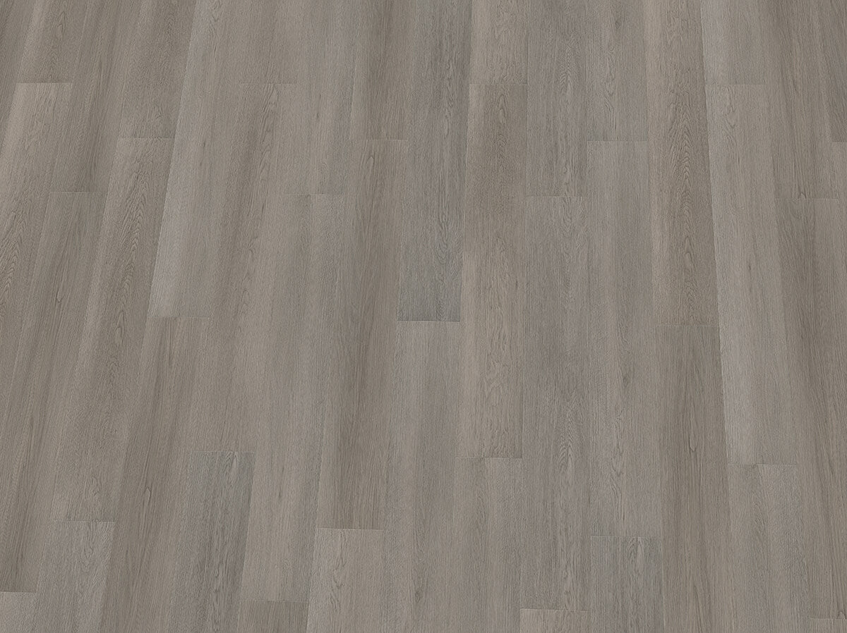 Blick auf den IPC PWK 0,30 Bonn Klick-Vinylboden in dunklem Holzdesign, langlebiger Vinylboden für Wohnräume.