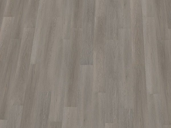 Blick auf den IPC PWK 0,30 Bonn Klick-Vinylboden in dunklem Holzdesign, langlebiger Vinylboden für Wohnräume.