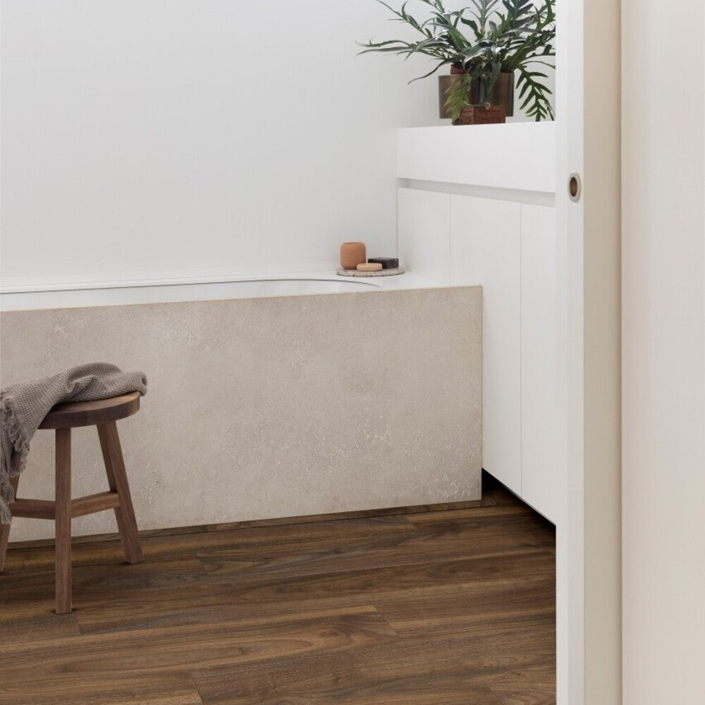 Vinylboden Moduleo Roots 55 English Walnut 20896 XL mit Holzmaserung und warmem Braunton, Klebevinyl für langlebige Böden
