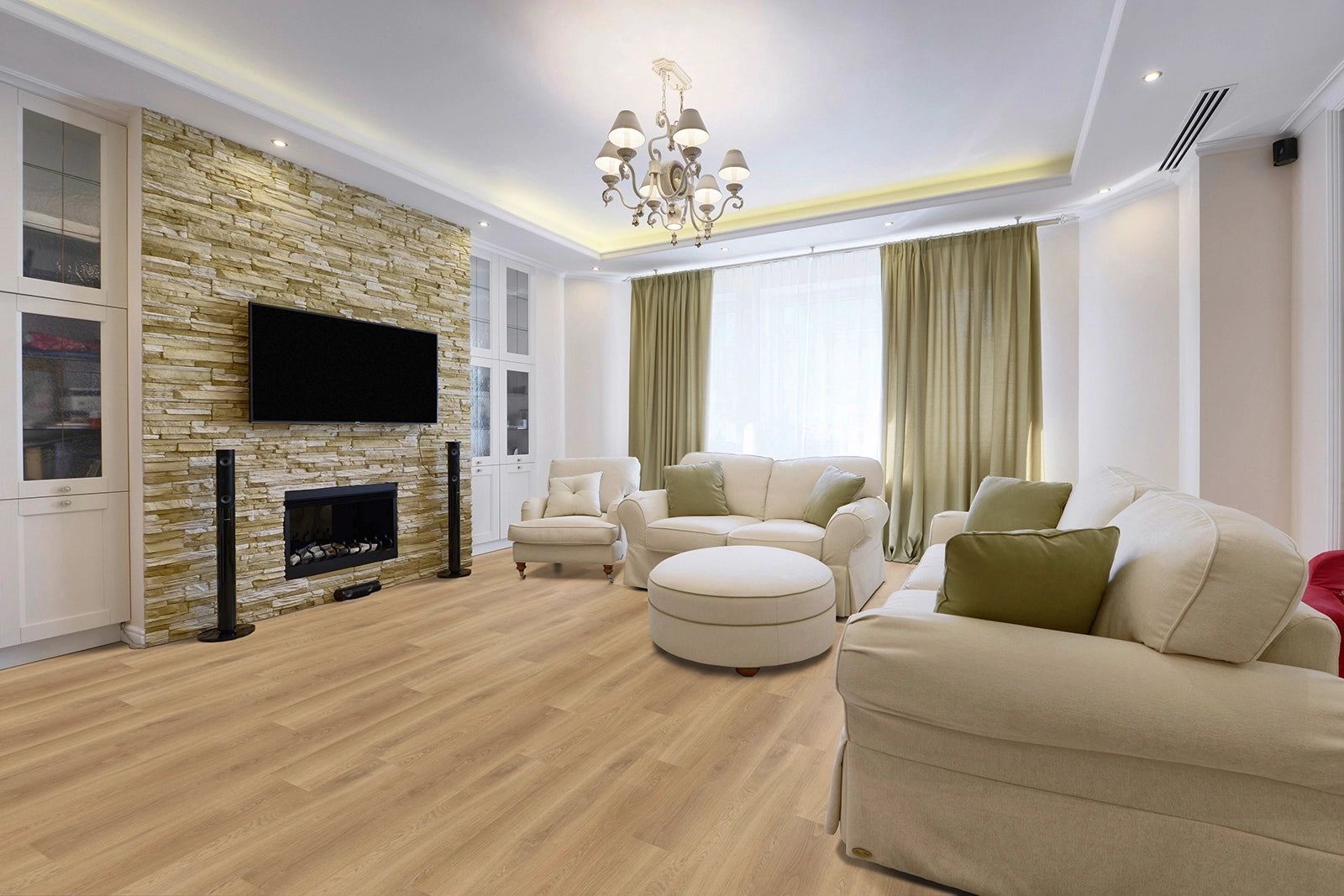 IPC Jade Design 705 Klick-Vinyl Boden in Holzoptik, detailreiche Oberfläche und langlebiges Vinylboden-Design sichtbar.