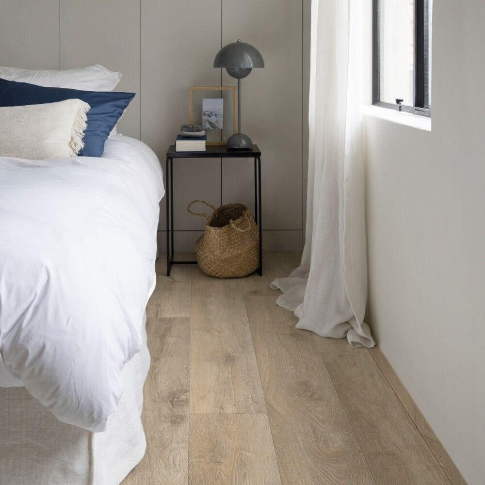 Vinylboden Moduleo Roots 55 Nashville Oak 88211 XL, Klebevinyl, mit Eichenholzoptik und strukturierter Oberflächenoptik.