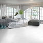 Vinylboden Ceramin Luna Virgin White 57588, PVC-freie Designfliese mit weißem, eleganten Muster, ideal für moderne Innenräume