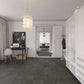 Vinylboden Ceramin Avola Vesuvius Anthrazit, PVC-freie Designfliese mit dunklem, strukturierter Oberfläche, langlebig und modern.