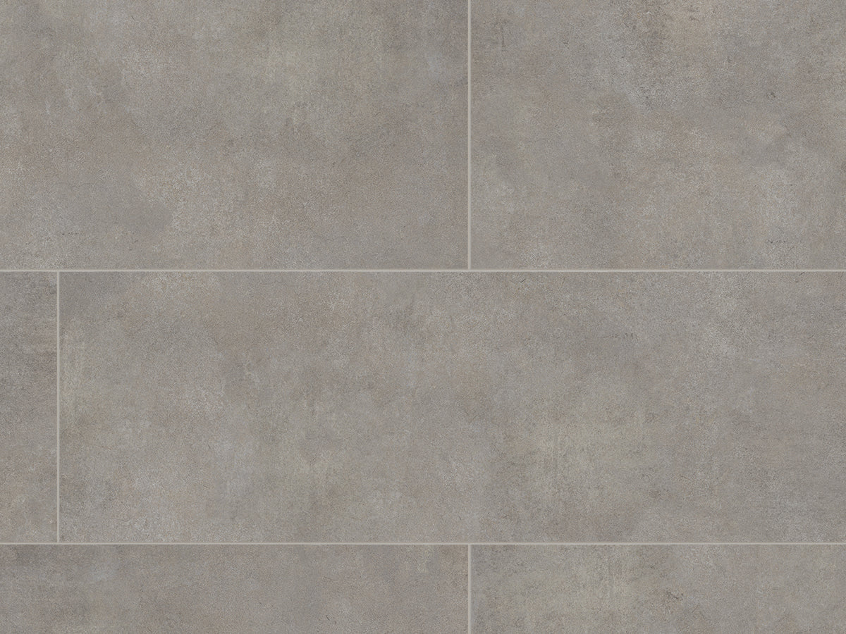 Vinylboden Ceramin Tiles Barone antarktisgrau 57615, PVC-freie Designfliese, detailreiche Oberfläche und moderne Optik