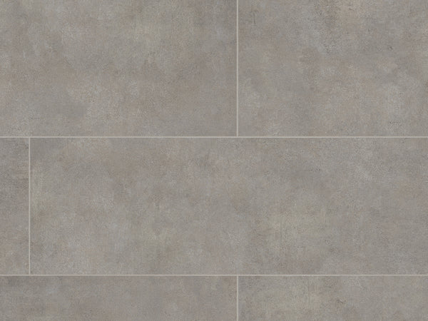 Vinylboden Ceramin Tiles Barone antarktisgrau 57615, PVC-freie Designfliese, detailreiche Oberfläche und moderne Optik