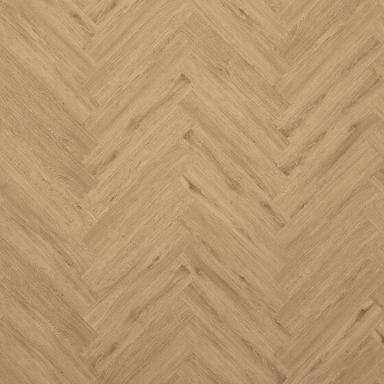 Liberty Rock 40 Herringbone Miami Vinylboden mit Trittschalldämmung, Fischgrät-Design, dunkles Holzmuster, Klicksystem
