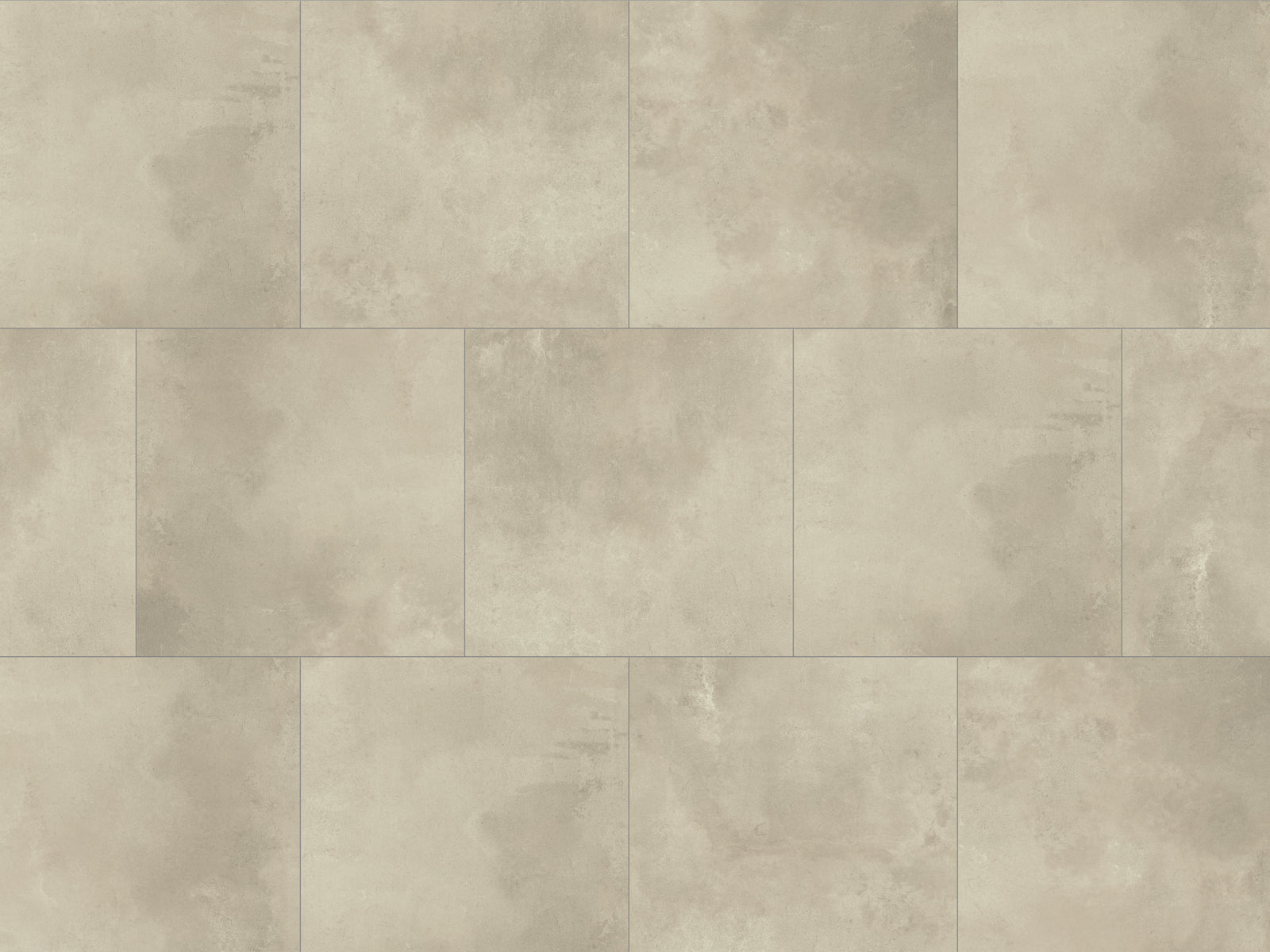 Ceramin Nuva Rock Vinylboden, beige, 59,5 x 59,5 cm, Klebe-Designboden, strapazierfähiger Vinylboden mit Dryback-Technologie
