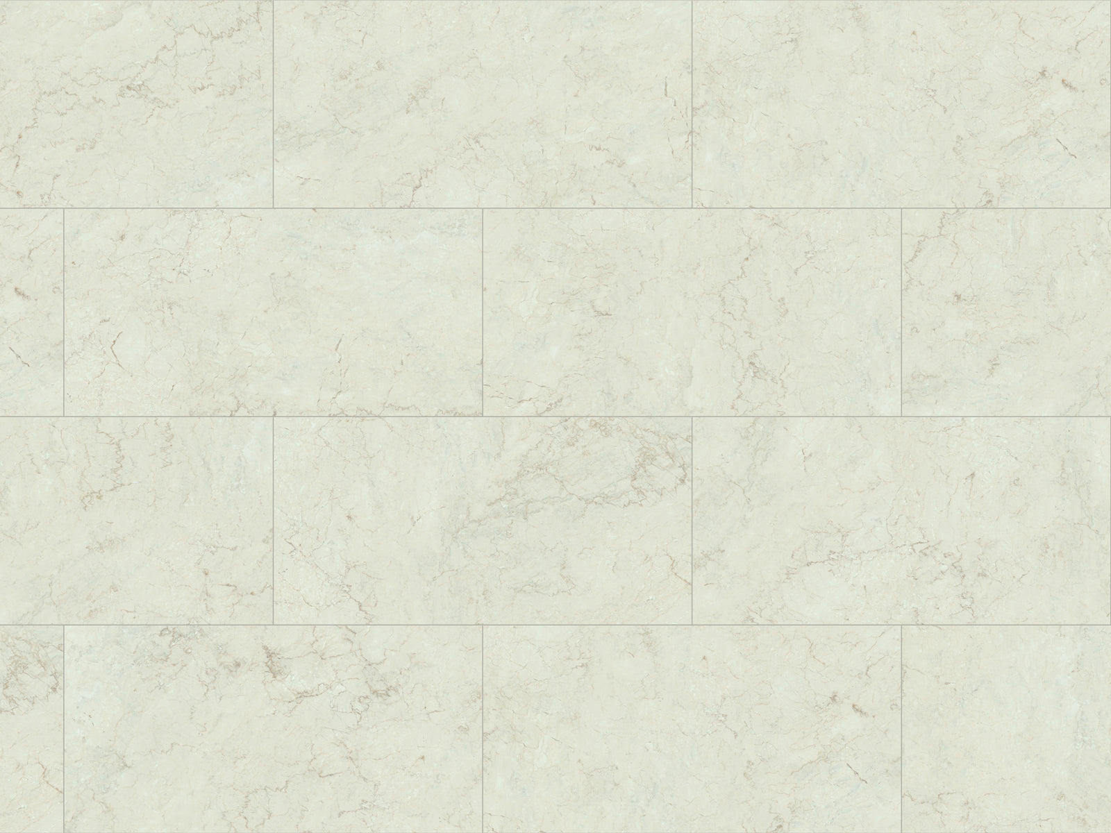 Ceramin Nuva Rock Marble White Vinylboden mit Klick-Design, weiße Marmoroptik, Klick-Designboden, rechteckige Fliesen, 776x387 mm