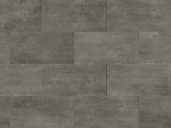Ceramin Nuva Rock Mineral Vinylboden in dunklem Grau, Klick-Design, robuste Oberfläche, naturgetreues Steinmuster, 776x387mm