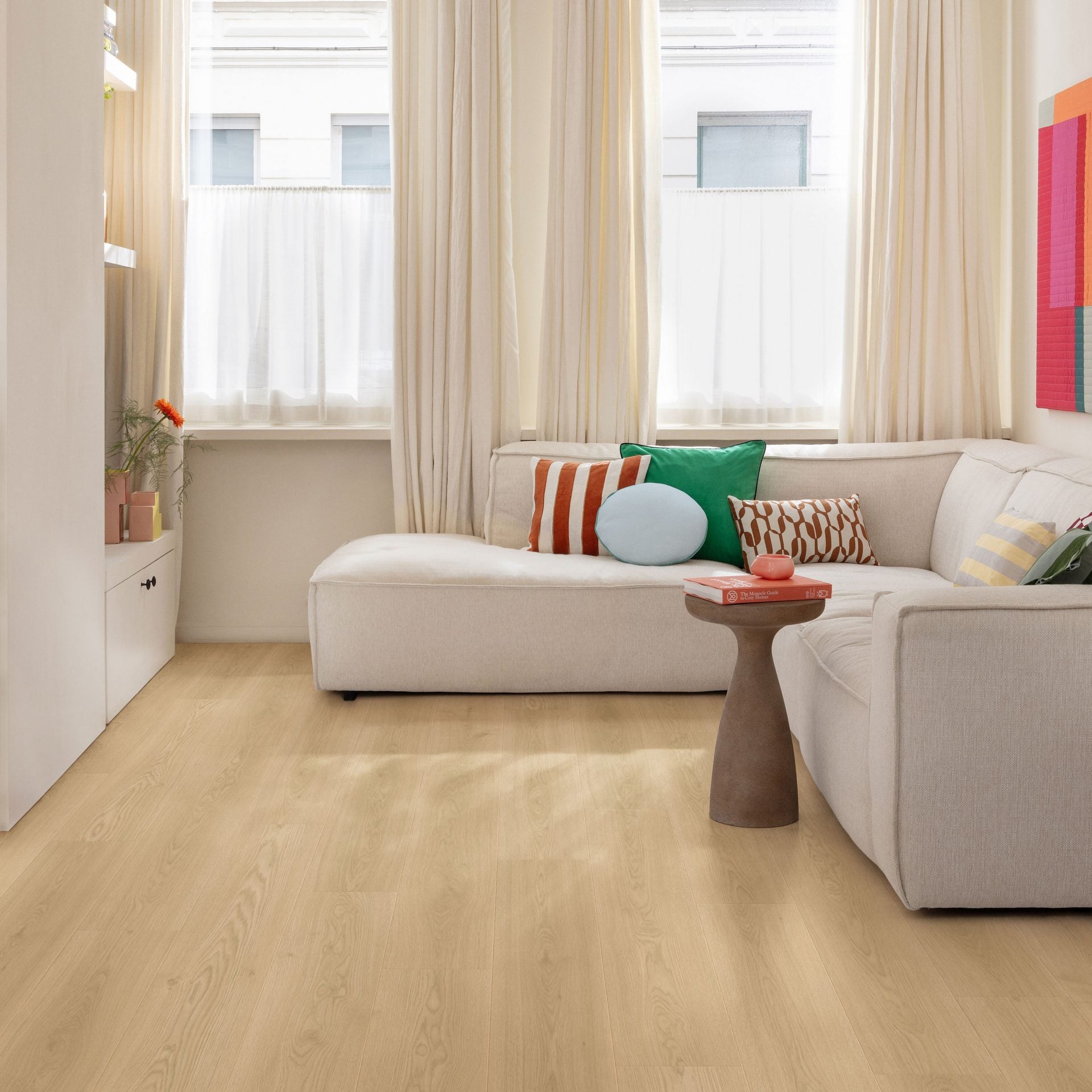 Moduleo LayRed 55 Dingle Oak Vinylboden mit Trittschalldämmung, Klick-Vinyl, authentische Holzmaserung in Naturtönen