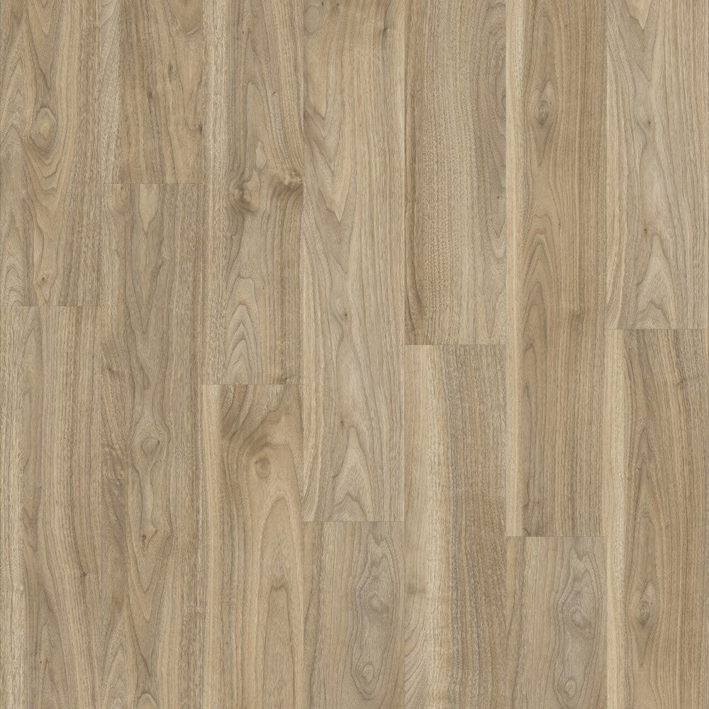 Vinylboden Moduleo Roots 55 English Walnut, Klebevinyl mit Holzmaserung und warmbrauner Optik, hochauflösendes Design.