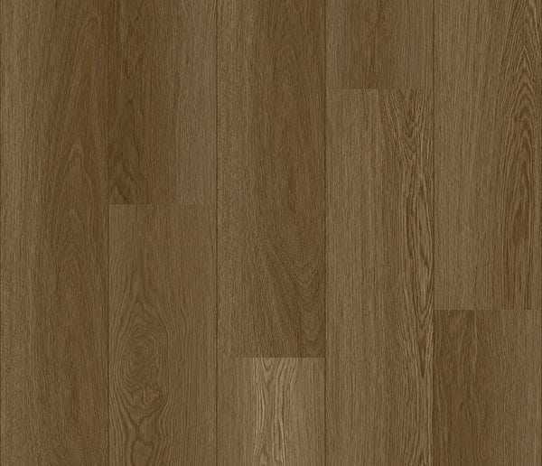 COREtec Vinylboden Authentics 1200 2V E Breton mit Holzmaserung und natürlichen Brauntönen, langlebiges Bodenbelagsdesign